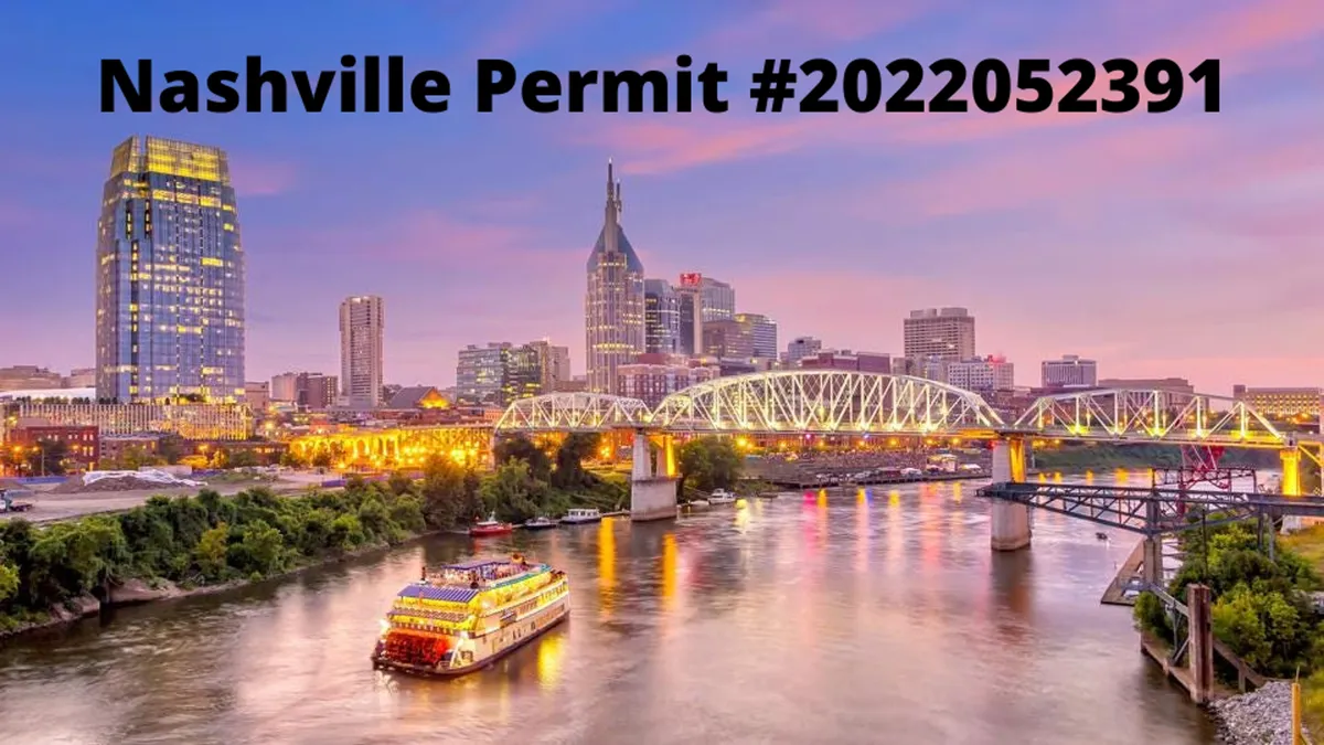 A sweeping view of the Nashville skyline at dusk, with riverboats, illuminated bridges, and sparkling city lights reflected on the water. The image conveys the vibrant and inviting atmosphere of Nashville after dark.